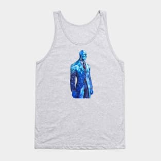 Blue Suited Dr Tank Top